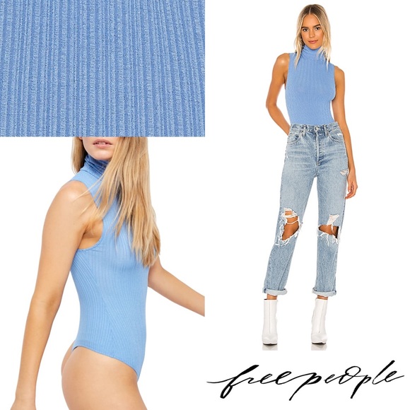 Free People Tops - Free People Take On The Turtle Bodysuit